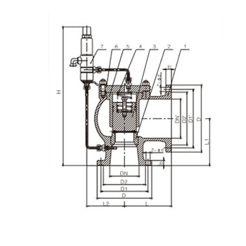 NFA46C型磅級先導(dǎo)式安全泄壓閥